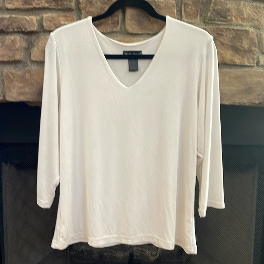 Made in Heaven white blouse. Size 1X